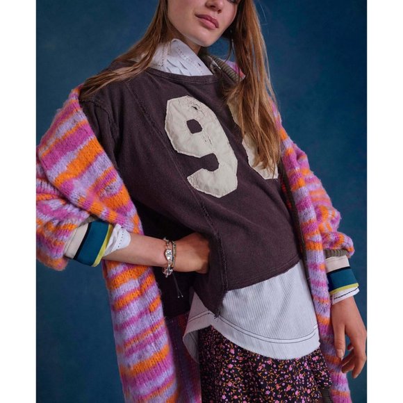 🎉LAST CHANCE🎉 NWT Free People Tiger Cardi / Pink Paradise Combo - Picture 6 of 7